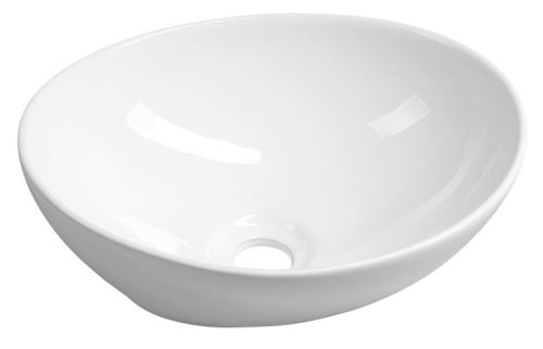 AQUALINE Keramické umyvadlo 41x14,5x34 cm, na desku (49412)