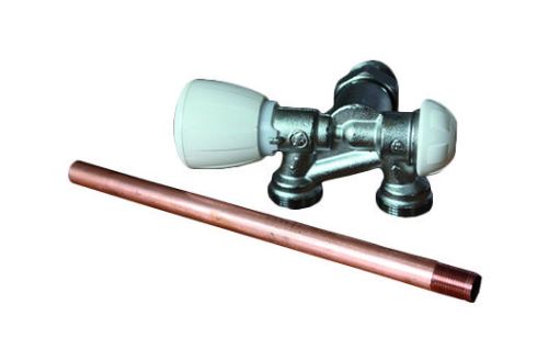 GIACOMINI R358MI Čtyřcest.term.ven., s nátrubkem, bez adaptérů, jednobodové spodní přip., včetně injektoru, rohový 1/2" x18 levý (R358MIX062)