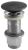 SAPHO Umyvadlová výpust 5/4“, click-clack, betonová zátka, antracit (FG916) SAPHO Umyvadlová výpust 5/4“, click-clack, betonová zátka, antracit (FG916)