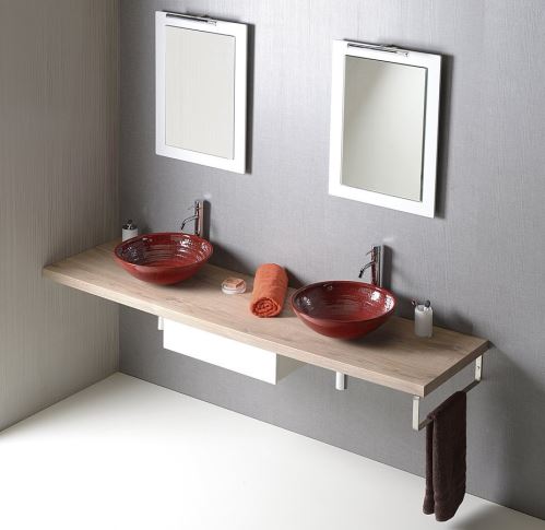 Sapho AVICE deska 250x50cm, dub Rover