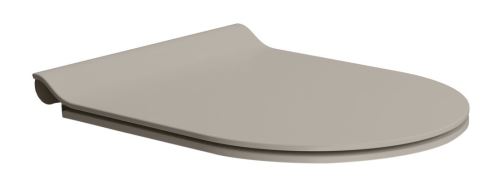 GSI WC sedátko SLIM soft close, duroplast, tortora mat/chrom