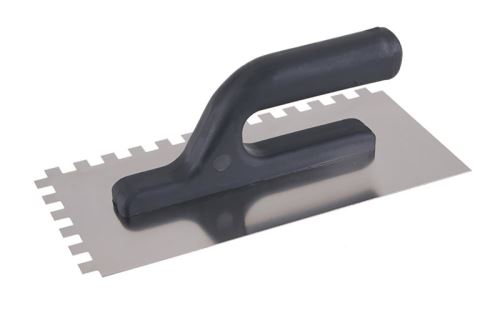 Hladítko INOX 270x125mm zub e10 (31009)