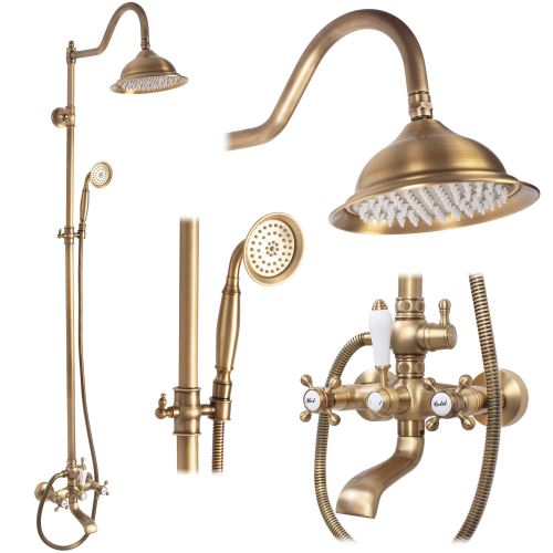 REA Sprchový set BERGAMO, antique bronze (REA-P5002)