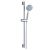 Mereo Sprchová souprava, pětipolohová sprcha, posuvný držák, šedostříbrná hadice (CB900H)