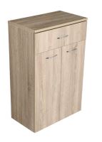 Aqualine ZOJA/KERAMIA FRESH skříňka spodní se zásuvkou 50x78x29cm,dub platin (1)