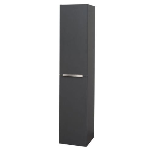 Mereo Mailo, koupelnová skříňka, vysoká, L/P otevírání, antracit, 385x1700x350 mm (CN534LP)
