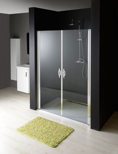 GELCO ONE sprchové dveře do niky dvoukřídlé 1080-1120 mm, čiré sklo, 6 mm (GO2811)