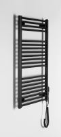 AQUALINE DIRECT-E elektrické otopné těleso rovné 600x960 mm, 400 W, černá (ILE96TB) (1)