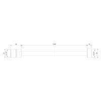 Sapho POWERFLEX opletená sprchová hadice, 150cm, chrom (3)