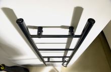 Sapho KARBO elektrický sušák ručníků, kulatý, 400x1120 mm, 87 W, černá mat (2)