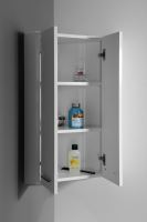 Aqualine ZOJA/KERAMIA FRESH horní skříňka rohová 35x76x35cm, bílá (3)