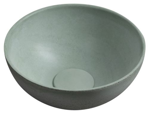 SAPHO MINOR betonové umyvadlo na desku, Ø 26cm, zelená (MR26023)