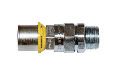 IVAR Protipožární armatura PRESS-GAS - přímá - 3/4\Mx26 (TASK510004GAS)"