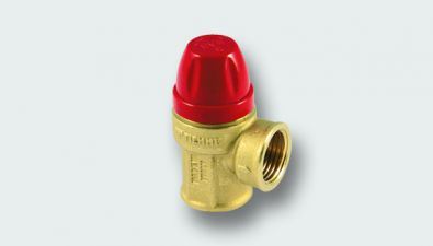 TIEMME 3/4" pojistný ventil, T = 120°C, 180 kPa