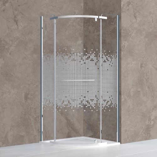 ROTH Čtvrtkruhový sprchový kout ARDIS 80x80 Potisk/Brillant (N0798) ROTH Čtvrtkruhový sprchový kout ARDIS 80x80 Potisk/Brillant (N0798)
