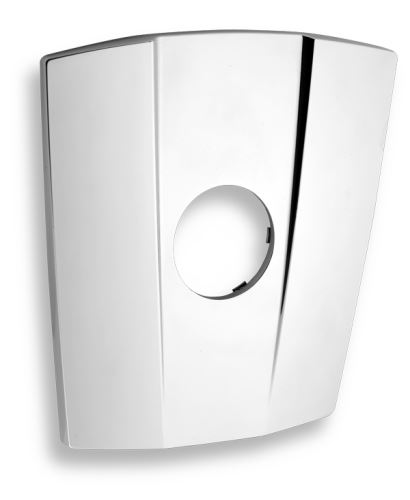 NOVASERVIS Kryt podomítkového boxu TRAPEZ chrom (KRYT0050F,0)