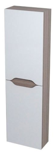 Sapho WAVE skříňka vysoká 40x140x20cm, levá/pravá, bílá/mali wenge