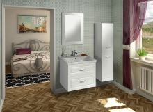 AQUALINE FAVOLO umyvadlová skříňka 52x72,5x44cm, bílá mat (FV255) (1)