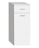 Aqualine ZOJA/KERAMIA FRESH skříňka spodní s košem 35x78x29cm, bílá