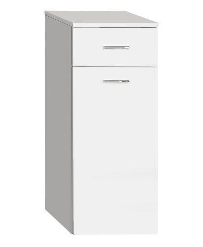 Aqualine ZOJA/KERAMIA FRESH skříňka spodní s košem 35x78x29cm, bílá