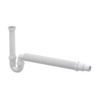 ALCADRAIN Sifon trubkový s převlečnou maticí 6/4" a flexi hadicí (A80-DN50/40) ALCADRAIN Sifon trubkový s převlečnou maticí 6/4" a flexi hadicí (A80-DN50/40)