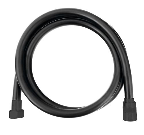 SAPHO SOFTFLEX hladká sprchová plastová hadice, 150cm, černá mat (1208-17)