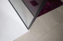 Gelco CURE BLACK sprchová zástěna 1000mm, černá mat (5)