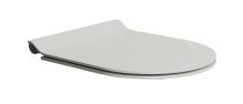GSI WC sedátko SLIM soft close, duroplast, cenere mat/chrom GSI WC sedátko SLIM soft close, duroplast, cenere mat/chrom
