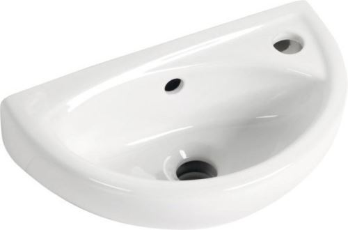 CREAVIT OVAL keramické umývátko 39x23cm (TP040)