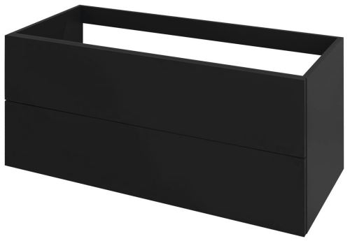 Sapho TREOS skříňka zásuvková 110x53x50,5cm, černá mat