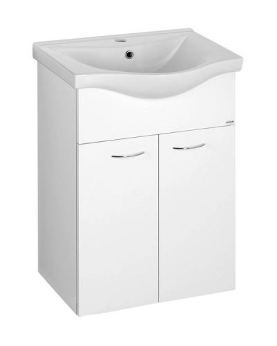 AQUALINE KERAMIA FRESH umyvadlová skříňka 51,1x74x34cm, bílá (50057)