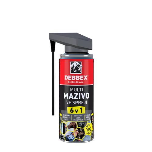 DEBBEX Multi mazivo ve spreji 6v1, 400 ml (TA20406)