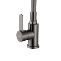 INVENA Dřezová stojánková baterie DALIS s elastickým ramínkem, grafit (BZ-64-024-L) (2)