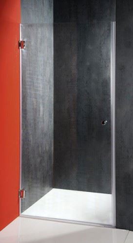 AQUALINE FONTE sprchové dveře ATYP, rozměr 420-797mm, výška1850mm, čiré sklo ( 2102-01/AM )