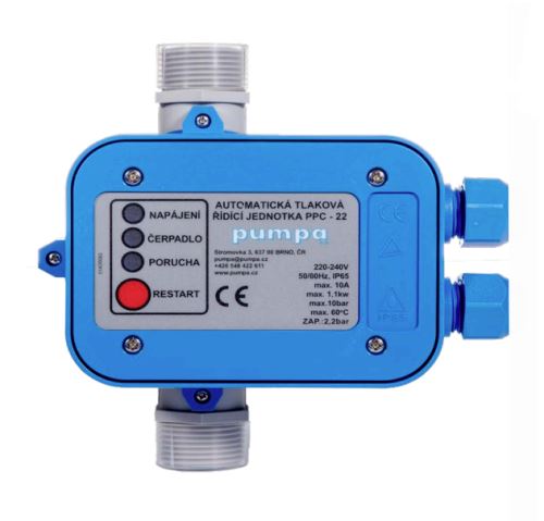 PUMPA Presscontrol PPC22 tlaková řídící jednotka 2,2bar 1" 230V (ZB00010264)