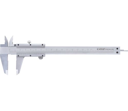 EXTOL PREMIUM Měřítko posuvné kovové, 0-150mm (3425)