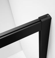 GELCO SIGMA SIMPLY BLACK čtvercový sprchový kout 900x900 mm, rohový vstup, Brick sklo (GS2490B-02) (2)