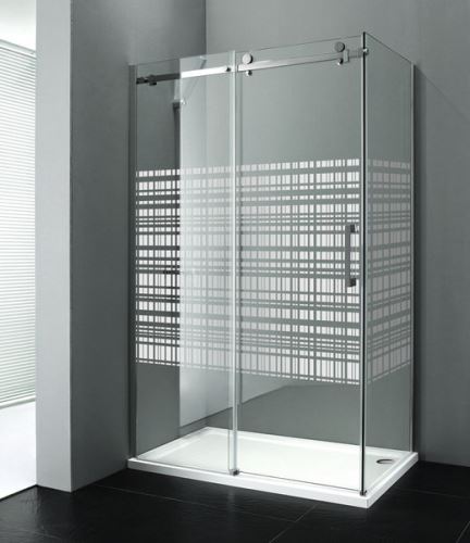 GELCO DRAGON boční stěna 900mm, sklo CANVAS, levé (GD7990SL)
