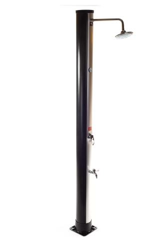 HAWAJ Solární sprcha Uno 38 l s dlouhou hlavicí, černo-stříbrná, vč. teploměru (70556003)