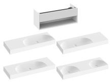 RAVAK SD Lite 120 skříňka pod umyvadlo Smoke Grey (X000001871) (4)