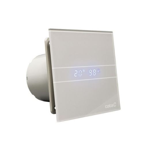 Cata E-100 GSTH koupelnový ventilátor axiální s automatem,4W/8W,potrubí 100mm,stříbr