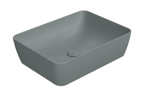 GSI SAND umyvadlo na desku 50x38 cm, agave mat