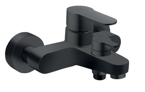 FERRO Vanová baterie bez příslušenství 150 mm Nostris, černá (BNS1BL)