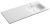 SAPHO ARECA umyvadlo, litý mramor, 121x51,5cm, pravé, bílá (AC121R) SAPHO ARECA umyvadlo, litý mramor, 121x51,5cm, pravé, bílá (AC121R)