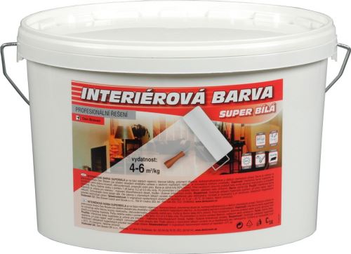 DEN BRAVEN Interiérová barva AMBIENT kbelík 15 +3 kg, bílá (T124N)