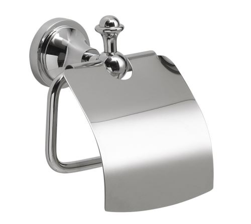 GEDY NEVIS držák toaletního papíru s krytem, chrom (NV2513)