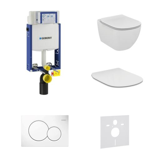 AKČNÍ SET 5v1 Geberit Kombifix ECO 110.302.00.5 + WC mísa IDEAL STANDARD Tesi