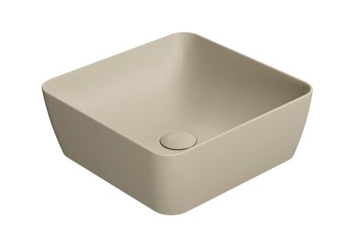 GSI SAND umyvadlo na desku 38x38 cm, creta mat