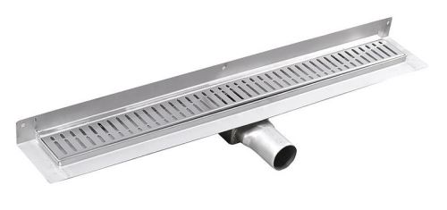 Gelco MANUS ONDA nerezový sprchový kanálek s roštem,ke zdi, 650x112x55mm