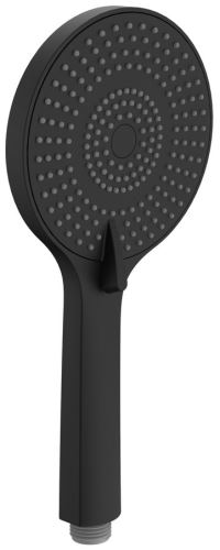 SAPHO Ruční masážní sprcha, 3 režimy sprchování, silikon trysky, průměr 120mm, ABS/černá mat (SK879B)